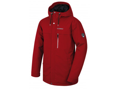 Mens insulated city jacket FRANK sun-dried tomato