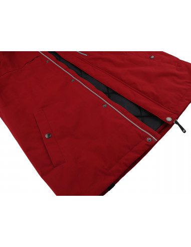 Mens insulated city jacket FRANK sun-dried tomato
