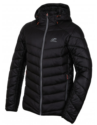 Mens insulated jacket IZAAC anthracite