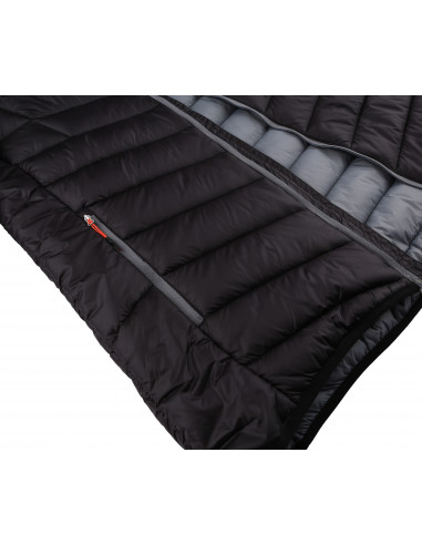 Mens insulated jacket IZAAC anthracite