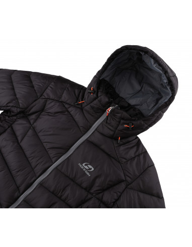 Mens insulated jacket IZAAC anthracite