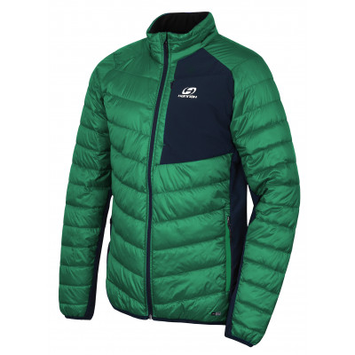 Mens insulated jacket REVEL jolly green/midnight navy