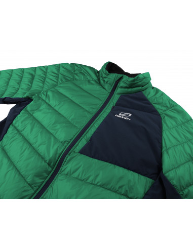 Mens insulated jacket REVEL jolly green/midnight navy