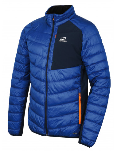 Mens insulated jacket REVEL princess blue/midnight navy