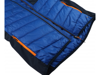 Mens insulated jacket REVEL princess blue/midnight navy