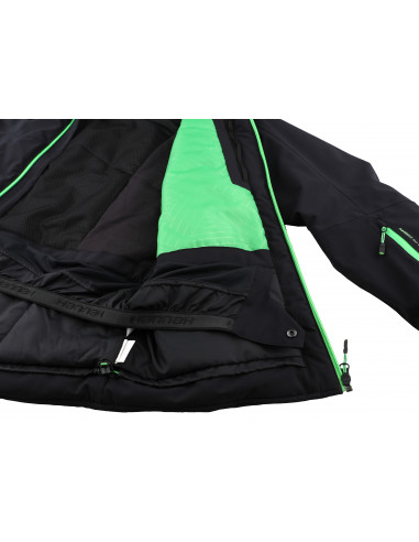 Mens insulated snowsport jacket CALVIN anthracite