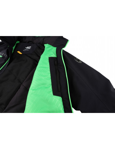 Mens insulated snowsport jacket CALVIN anthracite