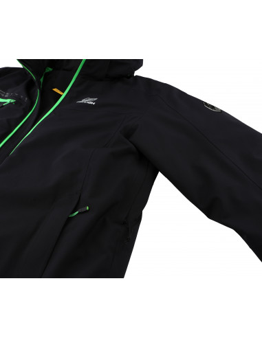 Mens insulated snowsport jacket CALVIN anthracite