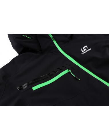 Mens insulated snowsport jacket CALVIN anthracite