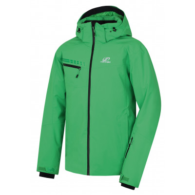 Mens insulated snowsport jacket CALVIN classic green