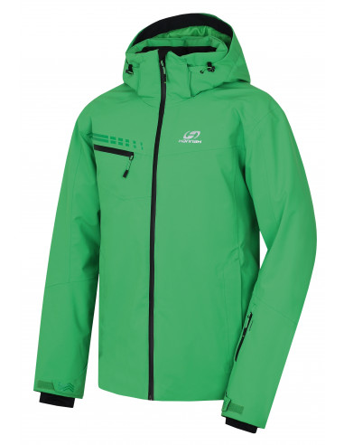 Mens insulated snowsport jacket CALVIN classic green
