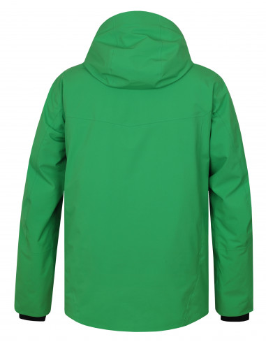 Mens insulated snowsport jacket CALVIN classic green