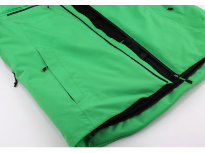 Mens insulated snowsport jacket CALVIN classic green
