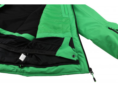 Mens insulated snowsport jacket CALVIN classic green