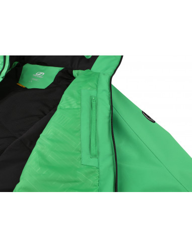 Mens insulated snowsport jacket CALVIN classic green