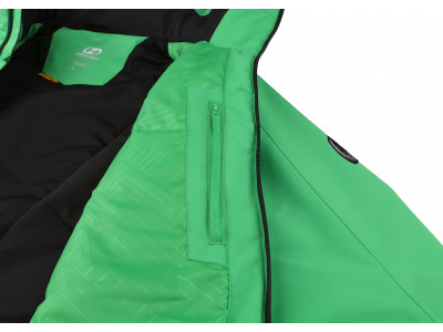 Mens insulated snowsport jacket CALVIN classic green