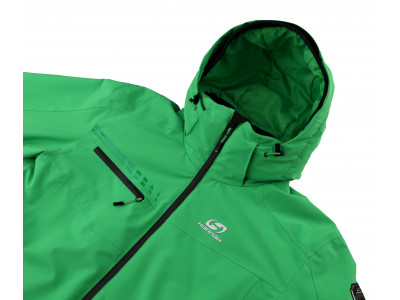 Mens insulated snowsport jacket CALVIN classic green