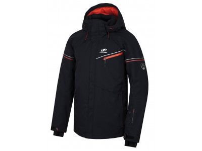 Mens insulated snowsport jacket MARRIM anthracite (orange)