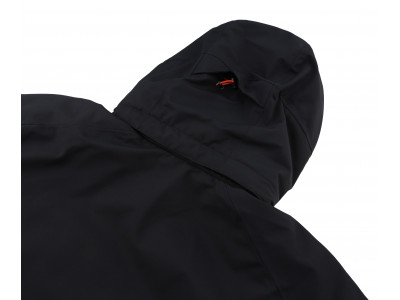 Mens insulated snowsport jacket MARRIM anthracite (orange)