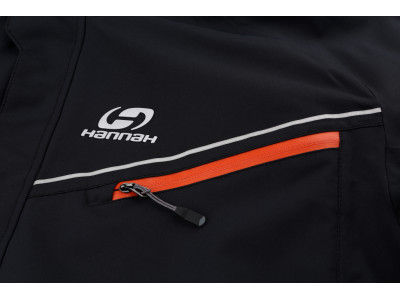 Mens insulated snowsport jacket MARRIM anthracite (orange)