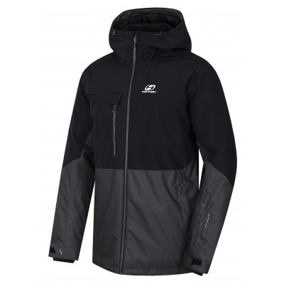 Mens insulated snowsport jacket SANFORD II dark gray mel/anthracite