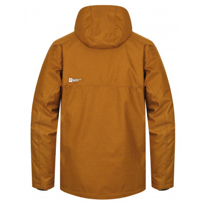 Mens insulated snowsport jacket SANFORD II gold brown mel 2