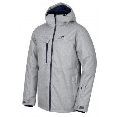 Mens insulated snowsport jacket SANFORD II light gray mel