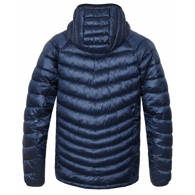 Mens insulated trekking jacket DOLPH navy stripe 2