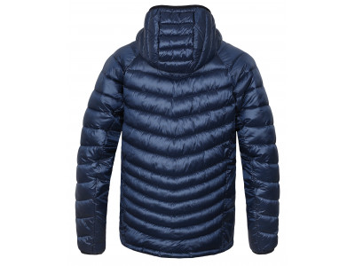 Mens insulated trekking jacket DOLPH navy stripe
