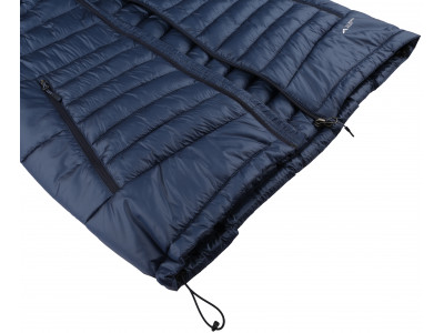 Mens insulated trekking jacket DOLPH navy stripe