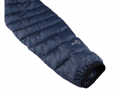 Mens insulated trekking jacket DOLPH navy stripe