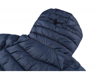 Mens insulated trekking jacket DOLPH navy stripe