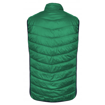 Mens insulated vest STOWE jolly green/midnight navy 2