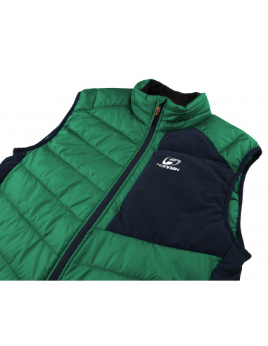 Mens insulated vest STOWE jolly green/midnight navy