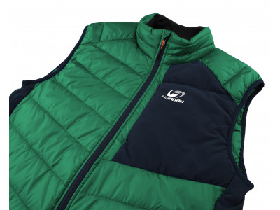 Mens insulated vest STOWE jolly green/midnight navy