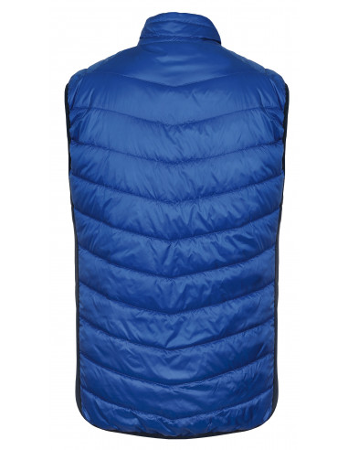 Mens insulated vest STOWE princess blue/midnight navy