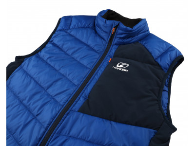 Mens insulated vest STOWE princess blue/midnight navy