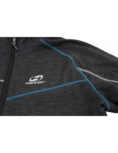 Mens trekking midlayer DERRON dark gray mel