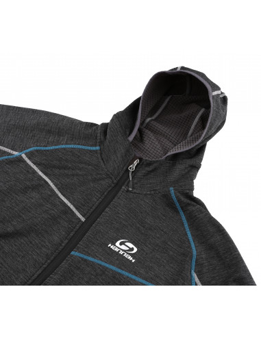 Mens trekking midlayer DERRON dark gray mel