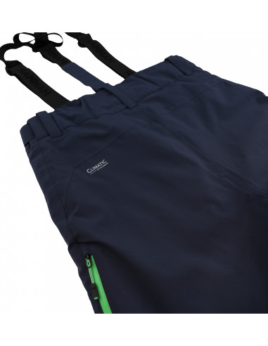 Mens insulated snowsport bikses AMMAR blue nights (green)