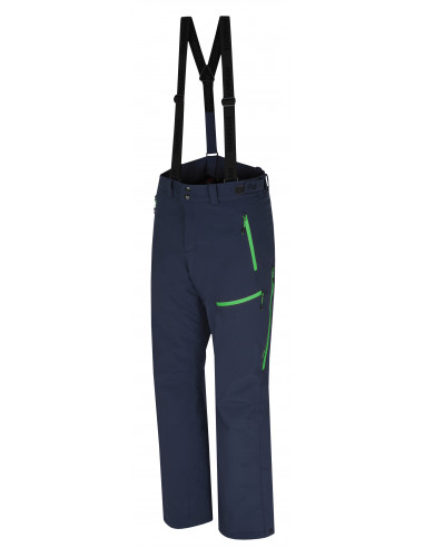 Mens insulated snowsport bikses AMMAR blue nights (green)