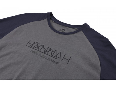 Mens city T-shirt BANTAM steel gray mel/black iris