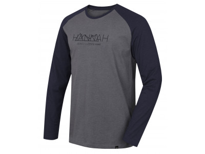 Mens city T-shirt BANTAM steel gray mel/black iris