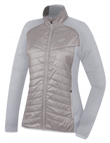 Ladies midlayer EDUN bright white/zinc