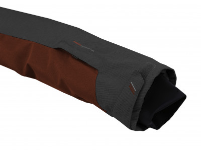 Mens insulated snowsport jacket JURGEN II dark gray mel/picante mel