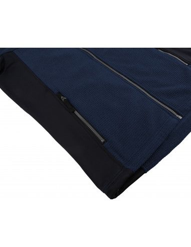 Mens city midlayer MORDIS black iris mel