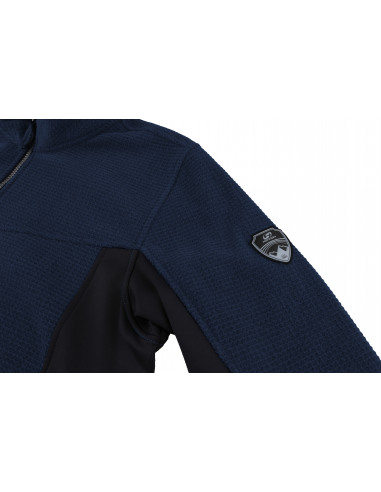 Mens city midlayer MORDIS black iris mel