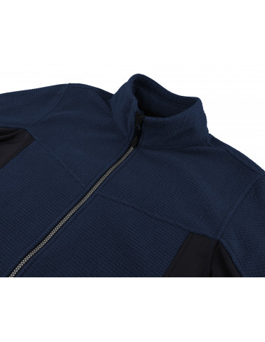 Mens city midlayer MORDIS black iris mel