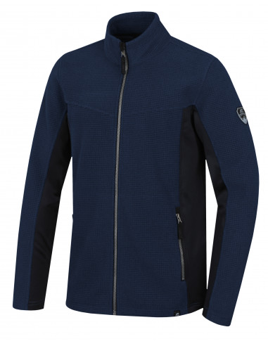 Mens city midlayer MORDIS black iris mel