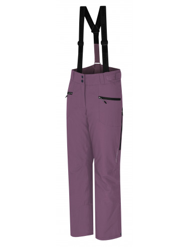 Ladies insulated snowsport bikses NETTO argyle purple